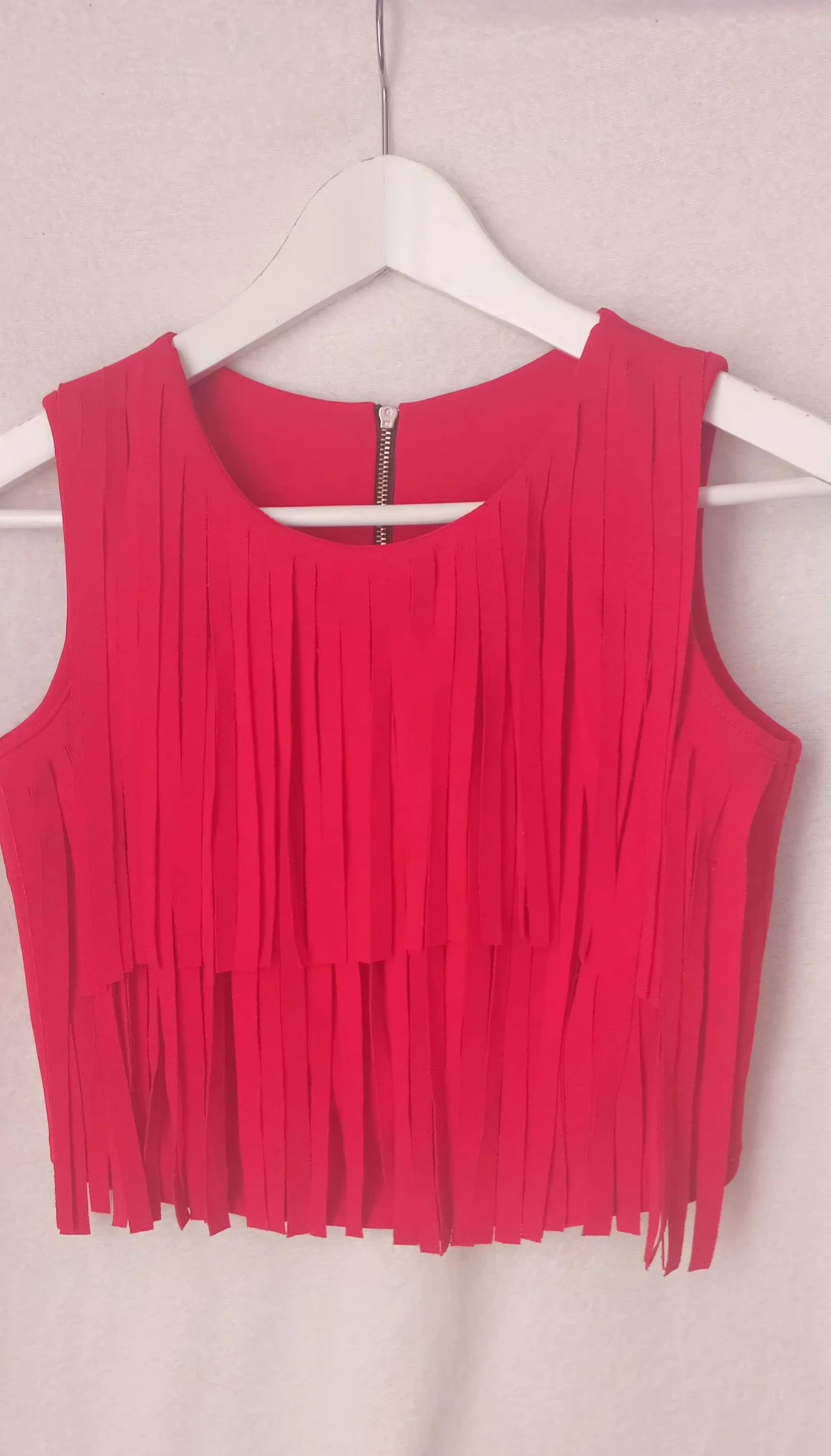 Top franjado na moda - Tamanho P - Excelente estado – photo 6